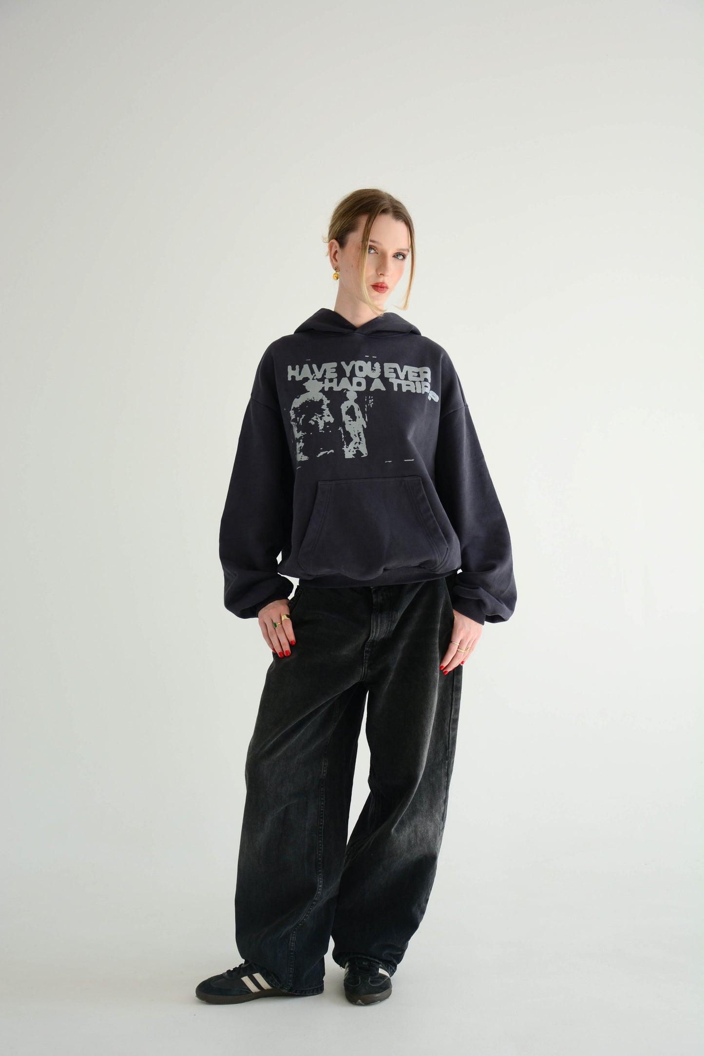 HAVE YOU EVER HAD A TRIP HOODIE GREY