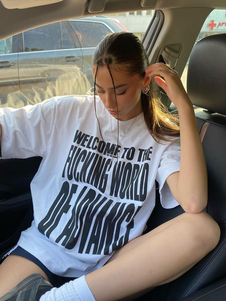 WORLD ADVANCE TEE WHITE (CUSTOM)