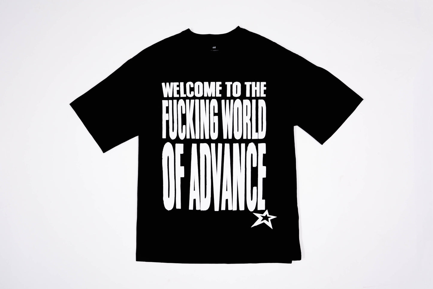 WORLD ADVANCE TEE BLACK (CUSTOM)